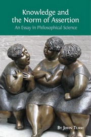Front cover of Knowledge and the norm of assertion by John Turri