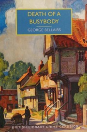 Front cover of Death of a busybody by George Bellairs