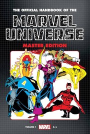 Front cover of Official Handbook of the Marvel Universe by Len Kaminski