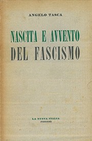 Front cover of Nascita e avvento del fascismo by Angelo Tasca