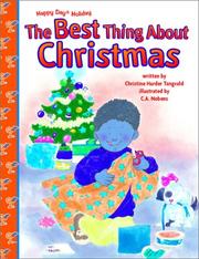 Cover of The best thing about Christmas by Christine Harder Tangvald