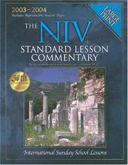 Front cover of The New International Version Standard Lesson Commentary (Standard Lesson Commentary (NIV Paperback)) by Unknown
