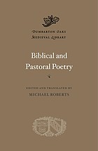 Front cover of Biblical and Pastoral Poetry by Alcimus Avitus