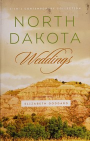 Front cover of North Dakota weddings by Elizabeth Goddard