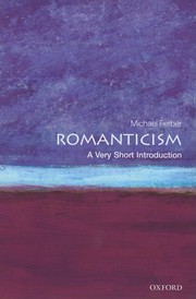 Cover of Romanticism by Michael Ferber