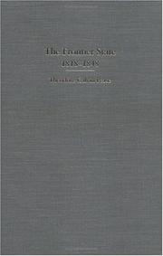 Front cover of The frontier state, 1818-1848 by Pease, Theodore Calvin