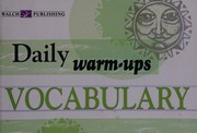 Cover of Daily Warm Ups Vocabulary by Walch