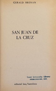 Front cover of St John of the Cross by Gerald Brenan