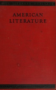 Front cover of American literature by Russell Blankenship