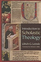 Front cover of Introduction to Scholastic Theology by Ulrich G Leinsle