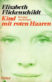 Front cover of Kind mit roten Haaren by Elisabeth Flickenschildt