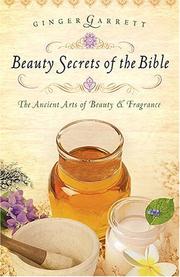 Front cover of Beauty secrets of the Bible by Ginger Garrett