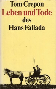 Cover of Leben und Tode des Hans Fallada by Tom Crepon