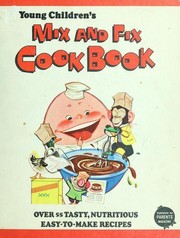 Front cover of Young Children's Mix and Fix Cookbook by Parents Magazine Enterprises