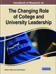 Cover of Handbook of Research on the Changing Role of College and University Leadership by G. David Gearhart