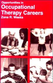 Cover of Opportunities in Occupational Therapy Careers by Zona R. Weeks