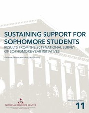 Front cover of Sustaining Support for Sophomore Students by Catherine Hartman