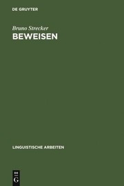 Cover of Beweisen by Bruno Strecker