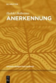 Cover of Anerkennung by Heikki Ikäheimo