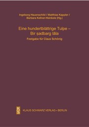 Front cover of Hundertblättrige Tulpe - Bir ṣadbarg Lāla by Ingeborg Hauenschild