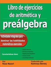 Front cover of Libro de Ejercicios de Aritmética y Preálgebra by Reza Nazari