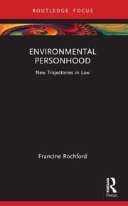 Front cover of Environmental Personhood by Francine Rochford