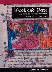 Cover of Book and verse by James H. Morey