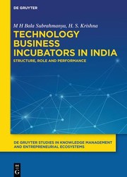 Front cover of Technology Business Incubators in India by M. H. Bala Subrahmanya