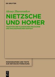Front cover of Nietzsche und Homer by Alexey Zhavoronkov