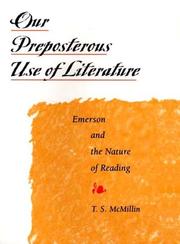 Front cover of Our preposterous use of literature by T. S. McMillin