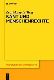 Front cover of Kant und Menschenrechte by Reza Mosayebi