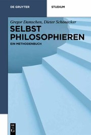 Front cover of Selbst philosophieren by Gregor Damschen