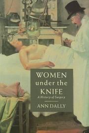 Front cover of Women Under the Knife by Ann Dally