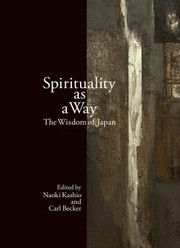 Front cover of Spirituality As a Way by Naoki Kashio