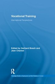 Cover of Vocational training by Gerhard Bosch