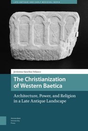 Front cover of Christianization of Western Baetica by Jerónimo Sánchez Velasco