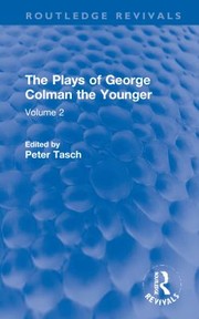 Cover of Plays of George Colman the Younger by George Colman
