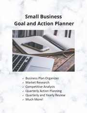 Cover of Small Business Goal and Action Planner by Cynthia Moore