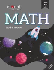 Front cover of Teacher's Guide for the iCount Method Level Gray Math Book, Abridged Edition by C. Shoshie Cweiber