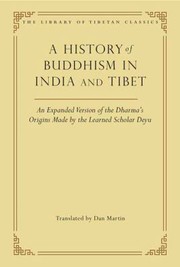 Front cover of History of Buddhism in India and Tibet by Dan Martin