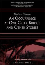 Front cover of Ambrose Bierce's An Occurrence at Owl Creek Bridge and Other Stories [14 stories] by Ambrose Bierce