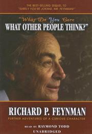 Cover of What Do You Care What Other People Think? by Richard Phillips Feynman