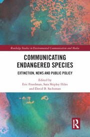 Cover of Communicating Endangered Species by Eric Freedman