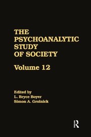 Front cover of Psychoanalytic Study of Society, V. 12 by L. Bryce Boyer