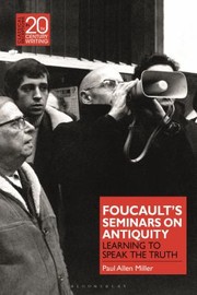 Front cover of Foucault's Seminars on Antiquity by Paul Allen Miller