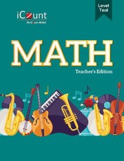 Front cover of Teacher's Guide for the ICount Method Level Teal Math Book by C. Shoshie Cweiber