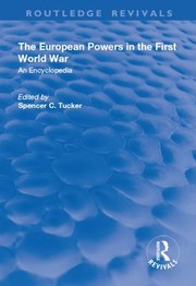 Front cover of European Powers in the First World War by Spencer C. Tucker