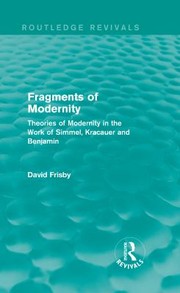 Front cover of Fragments of Modernity by David Frisby