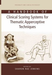 Cover of Handbook of Clinical Scoring Systems for Thematic Apperceptive Techniques by Sharon Rae Jenkins