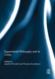 Front cover of Experimental Philosophy and Its Critics by Joachim Horvath